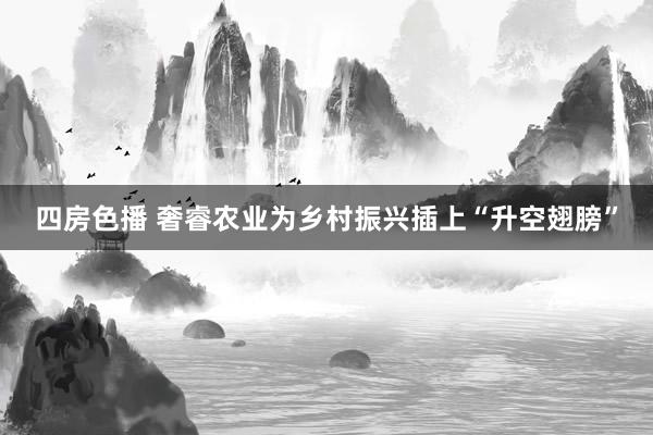 四房色播 奢睿农业为乡村振兴插上“升空翅膀”